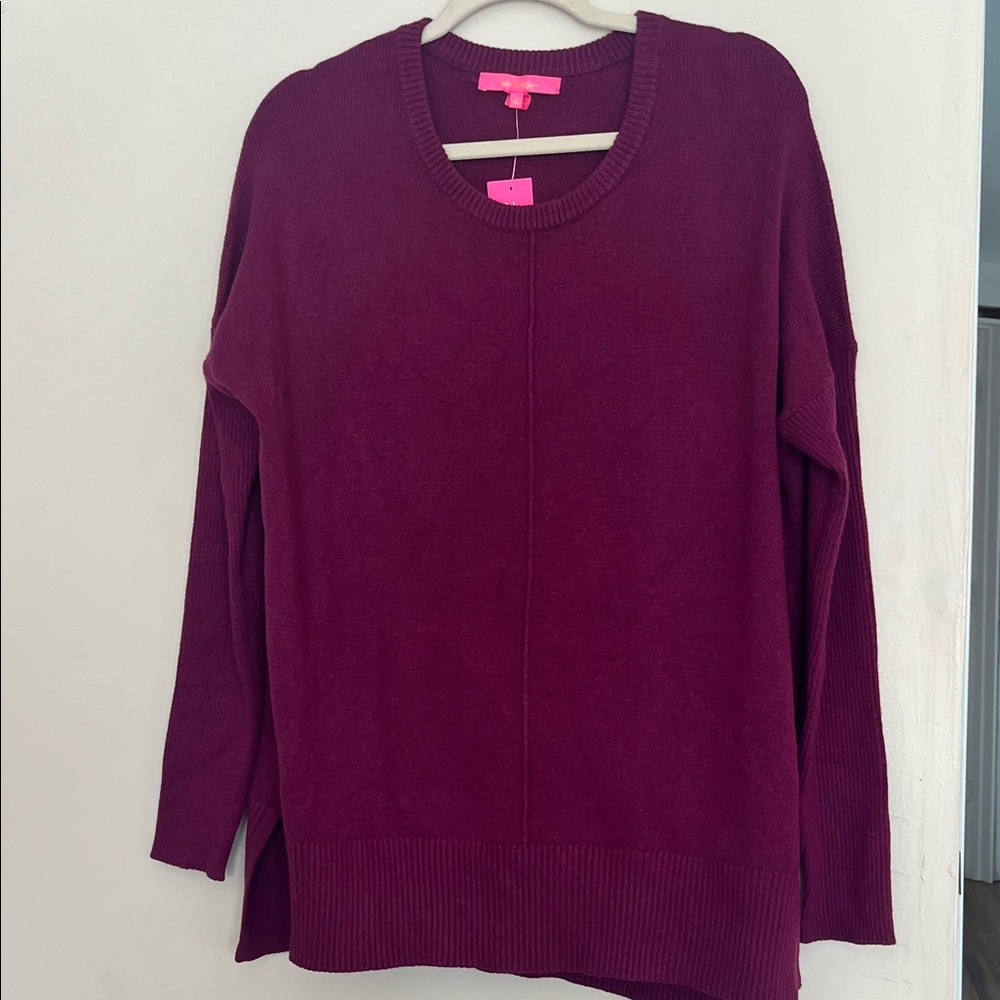 Lilly Pulitzer Purple Knit Sweater
